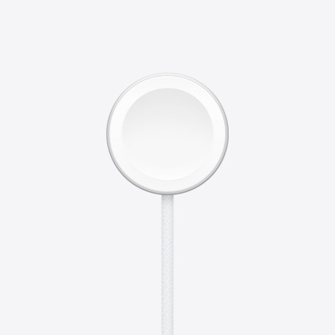 Cargador magnético rápido para el Apple Watch, forma circular, cable trenzado conectado