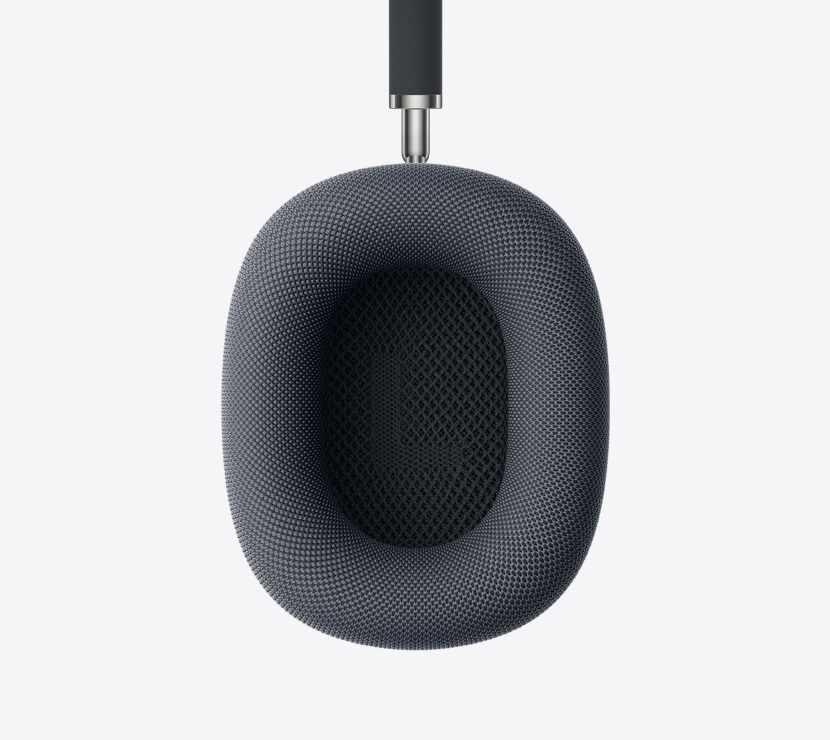 AirPods Max 2 kõrvaklapid, öösinises toonis, kõrvapatjade siseosa detail