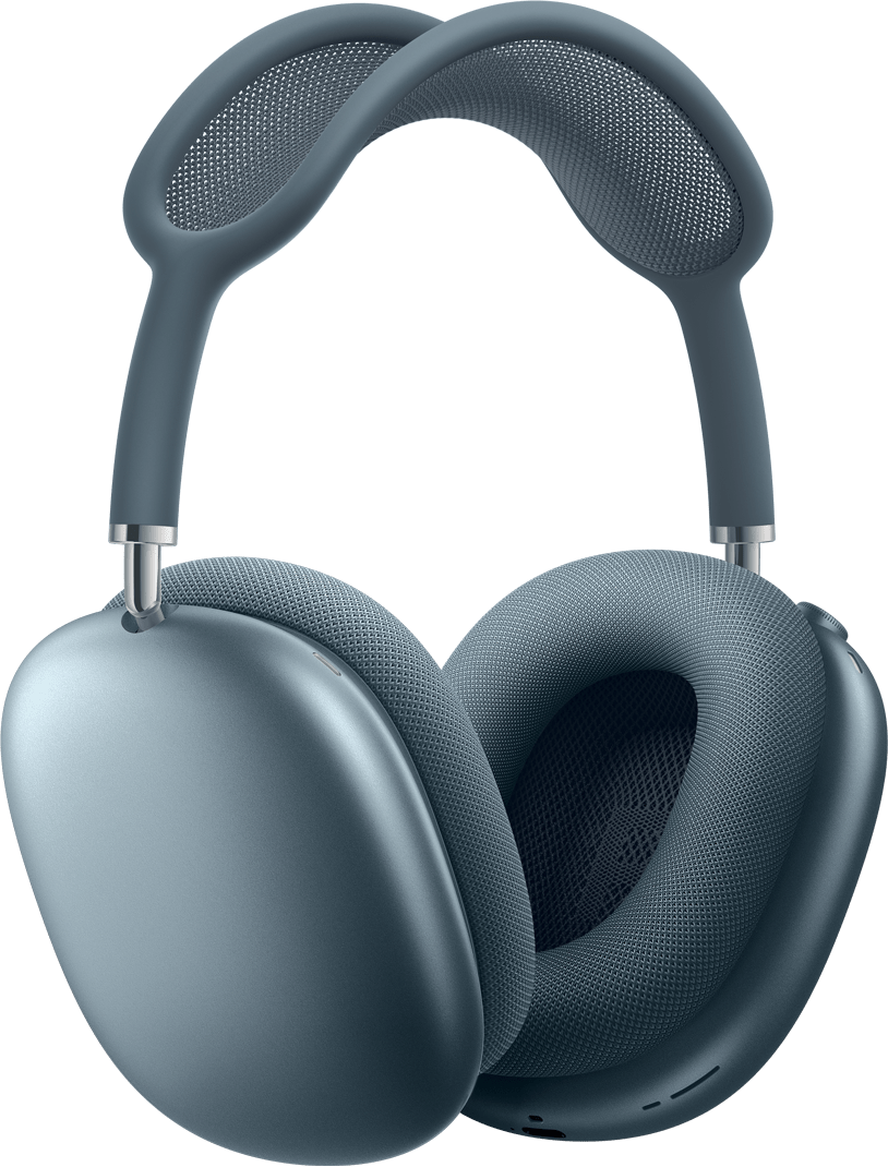 AirPods Max 2 kõrvaklapid, sinises toonis, külgvaade