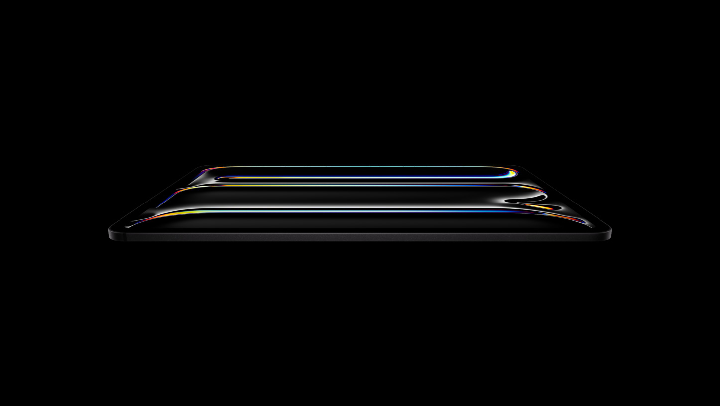 iPad Pro, μπροστινή εξωτερική όψη, μαύρο πλαίσιο οθόνης, στρογγυλεμένες γωνίες
