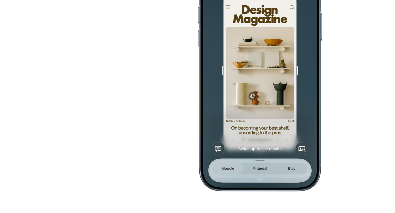 iPhone Air, esikülg, visuaalintellekti funktsioon aktiivne, külgnupud